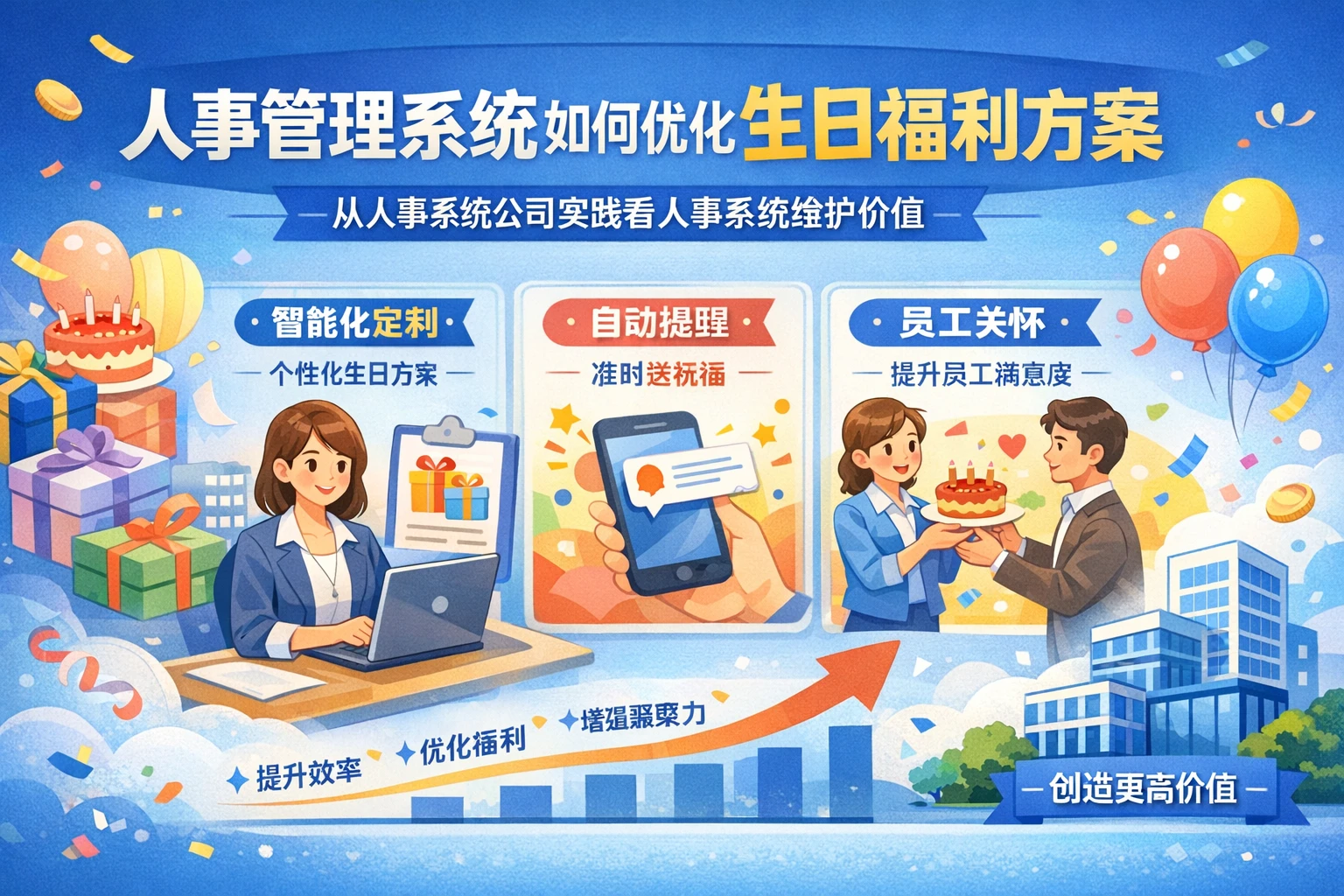 人事管理系统如何优化生日福利方案：从人事系统公司实践看人事系统维护价值