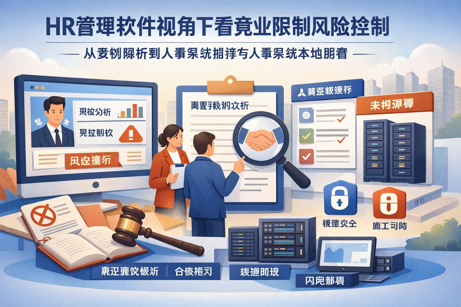 HR管理软件视角下看竞业限制风险控制：从案例解析到人事系统推荐与人事系统本地部署