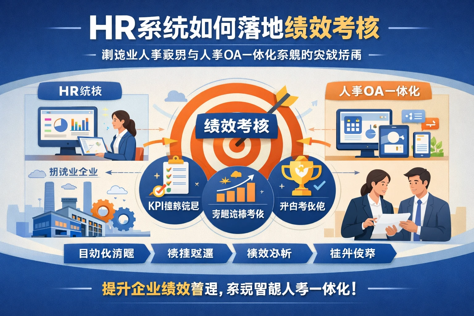 HR系统如何落地绩效考核：制造业人事系统与人事OA一体化系统的实战指南