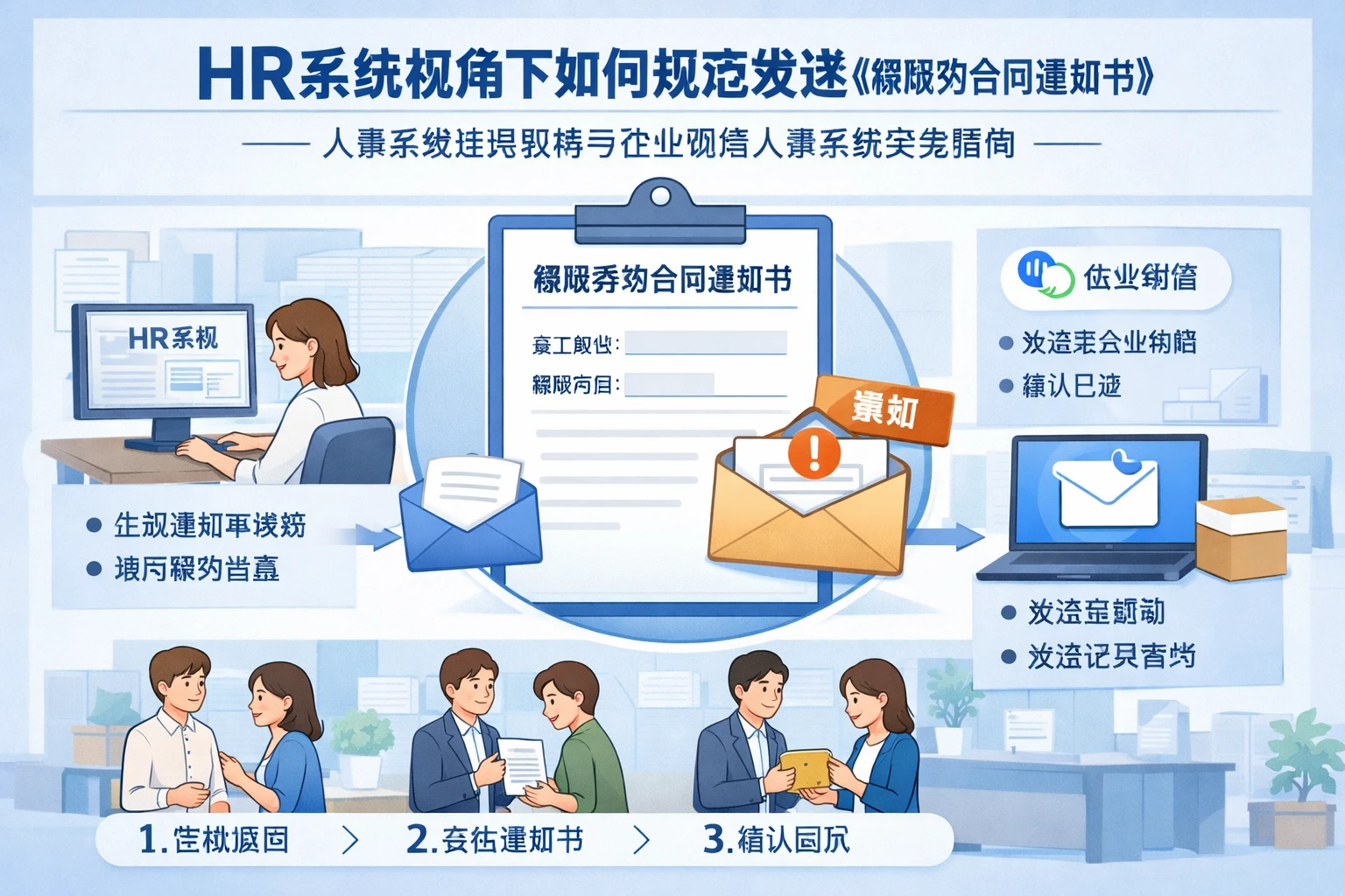 HR系统视角下如何规范发送《解除劳动合同通知书》——人事系统使用教程与企业微信人事系统实务指南