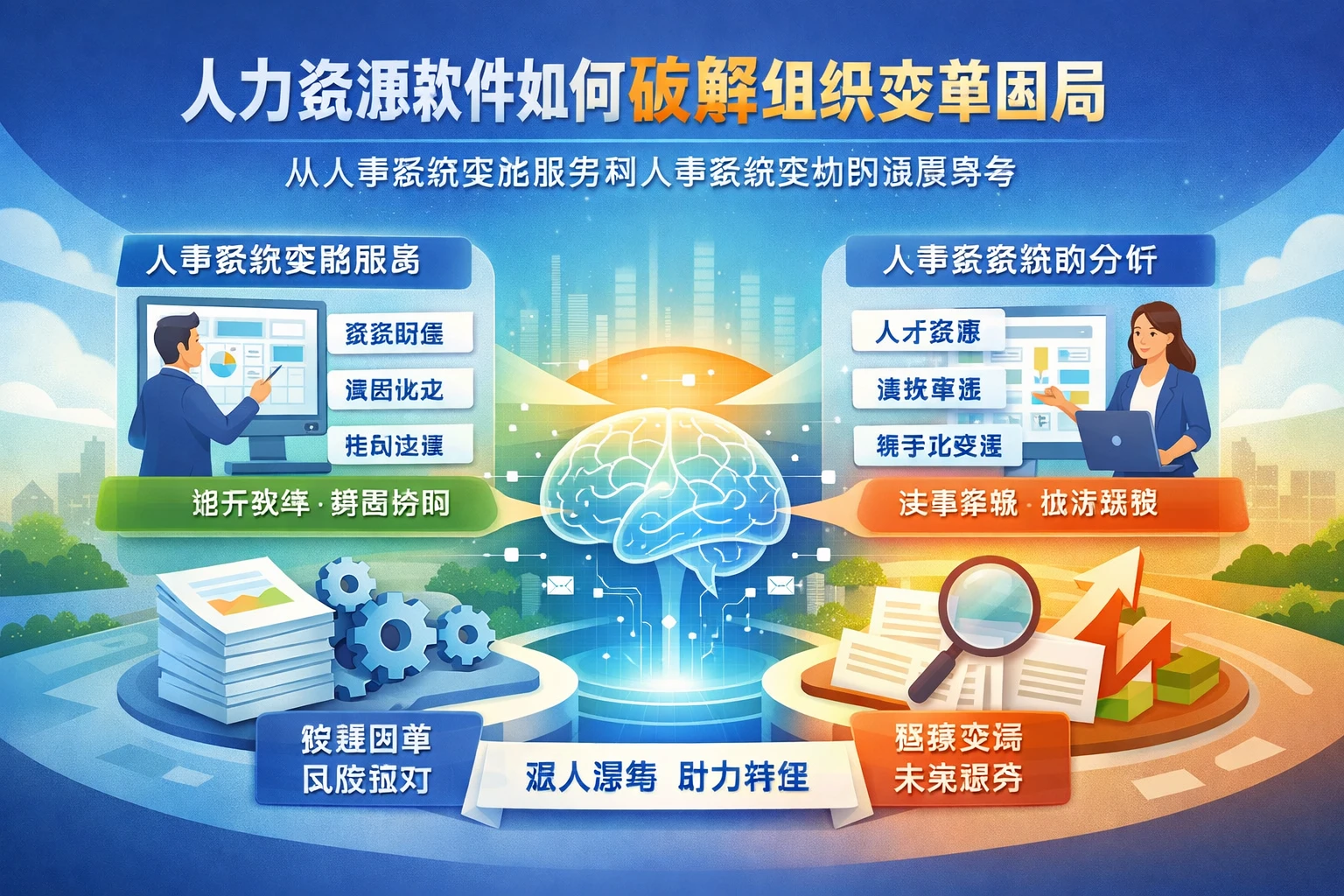 人力资源软件如何破解组织变革困局：从人事系统实施服务到人事系统案例的深度思考