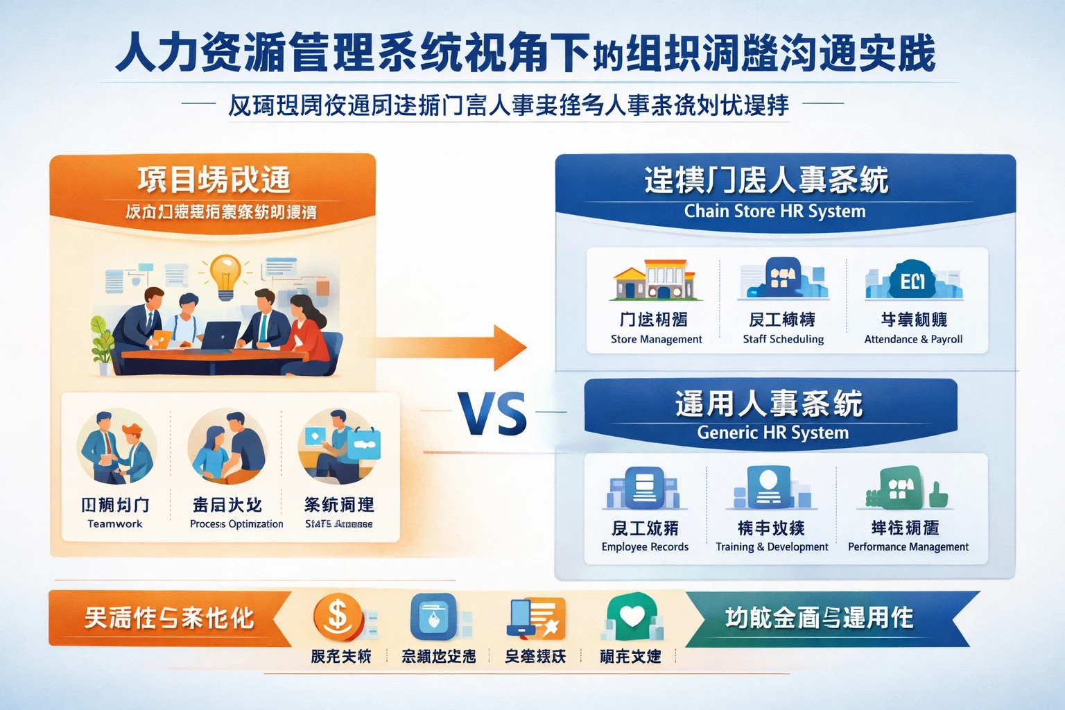 人力资源管理系统视角下的组织调整沟通实践:从项目组改造到连锁门店人事系统与人事系统对比选择