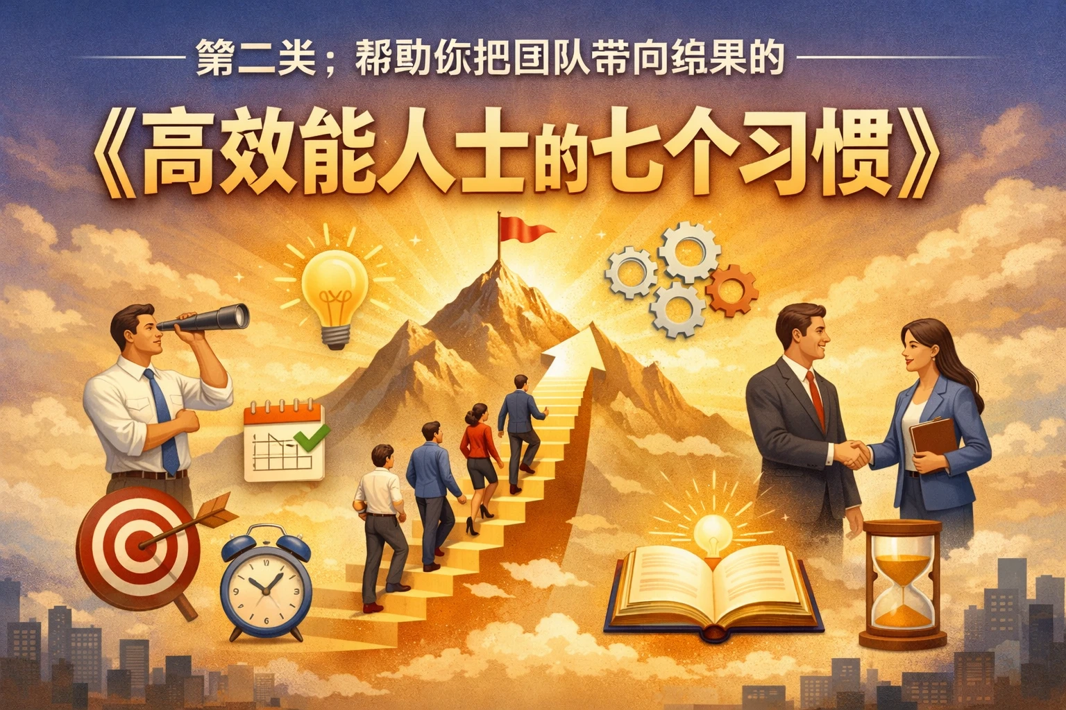 第二类:帮助你把团队带向结果的《高效能人士的七个习惯》