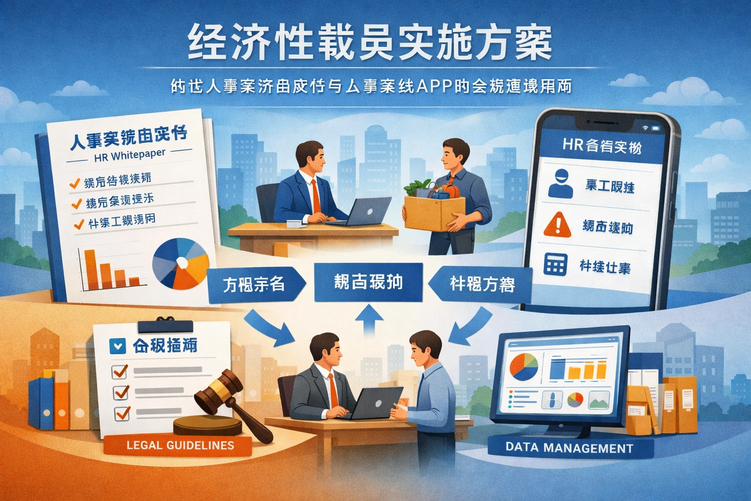 HR管理软件视角下的经济性裁员实施方案:结合人事系统白皮书与人事系统APP的合规落地指南