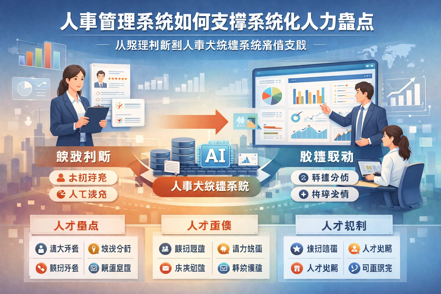 人事管理系统如何支撑系统化人力盘点:从经验判断到人事大数据系统落地实践