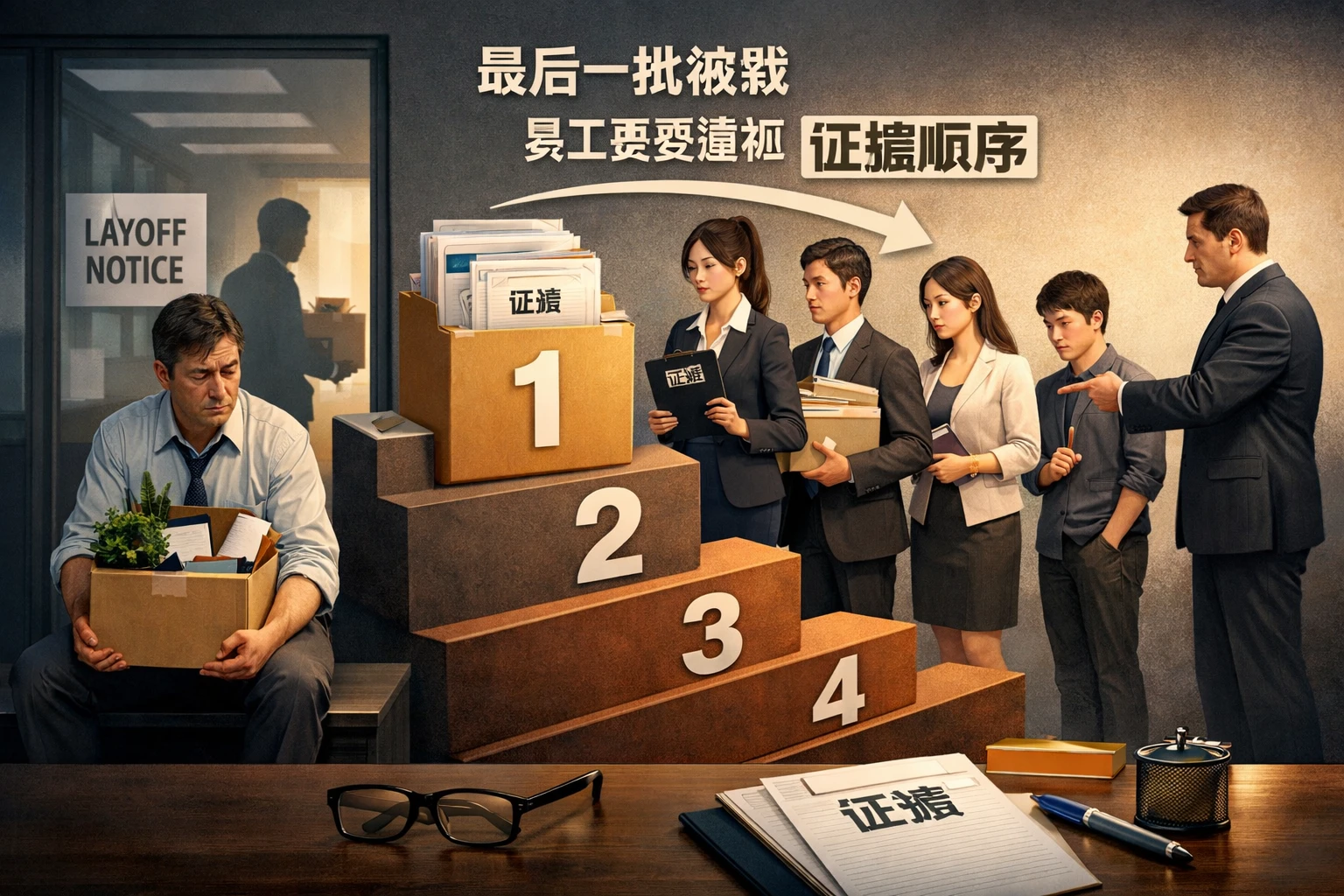 最后一批被裁，意味着员工更要重视证据顺序