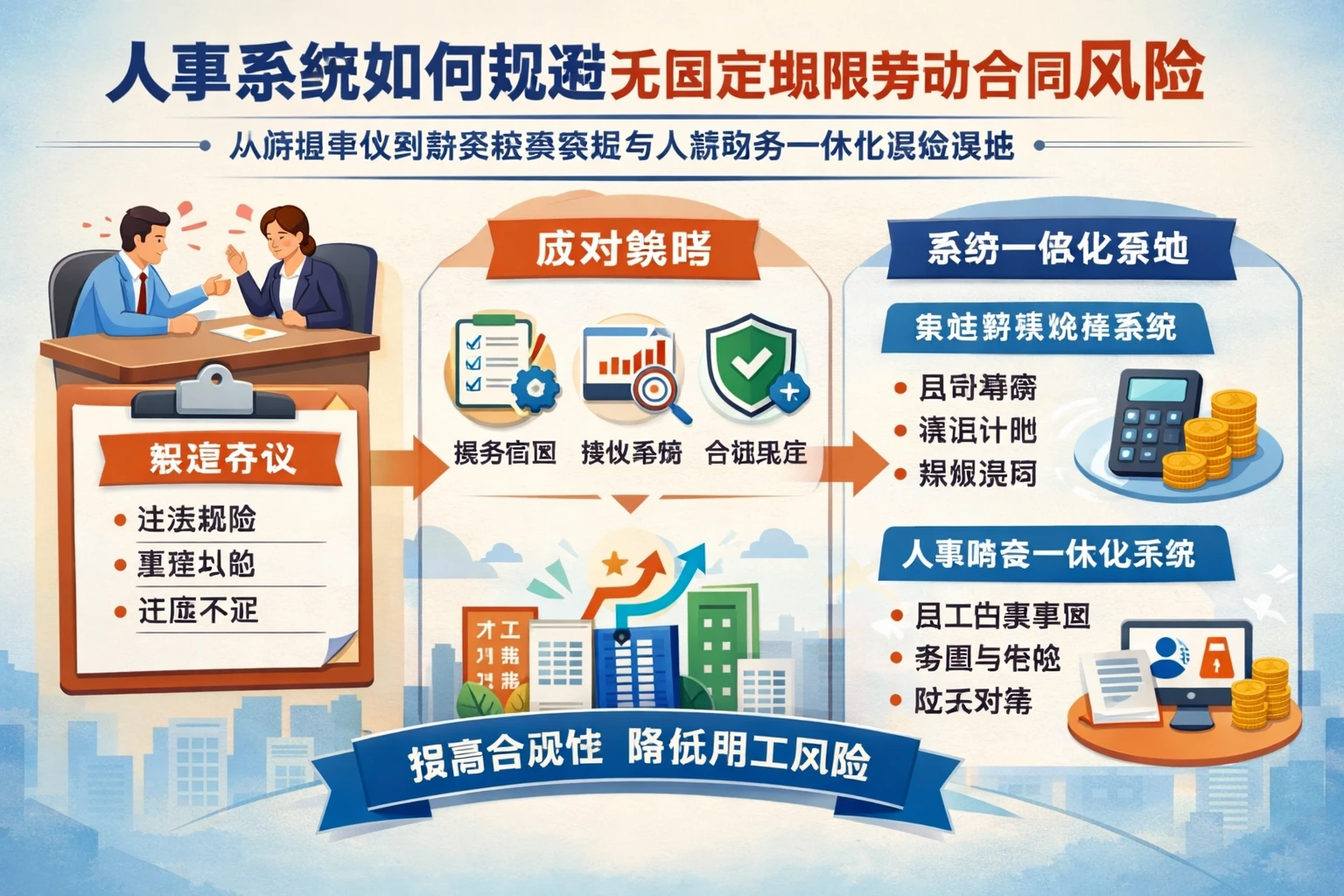 人事系统如何规避无固定期限劳动合同风险：从辞退争议到薪资核算系统与人事财务一体化系统落地