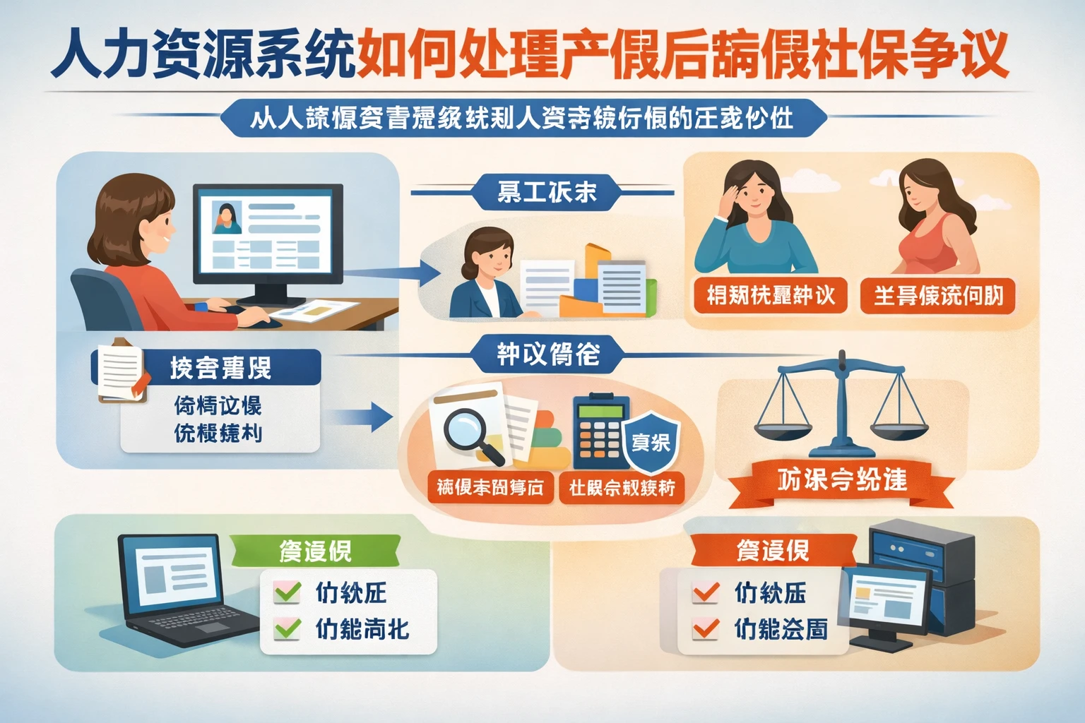 人力资源系统如何处理产假后病假社保争议:从人事档案管理系统到人事系统价格的实务分析