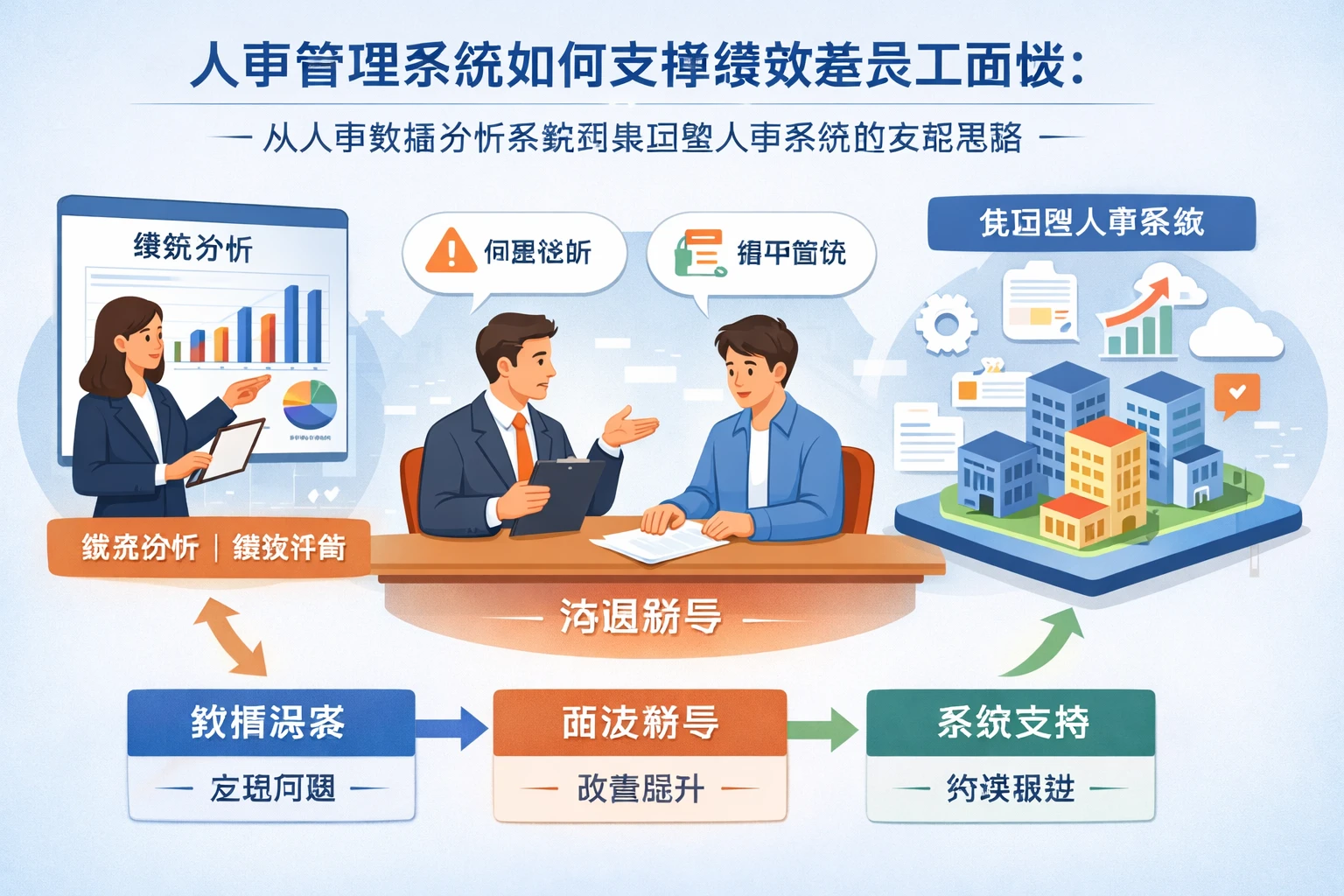 人事管理系统如何支撑绩效差员工面谈：从人事数据分析系统到集团型人事系统的实践思路