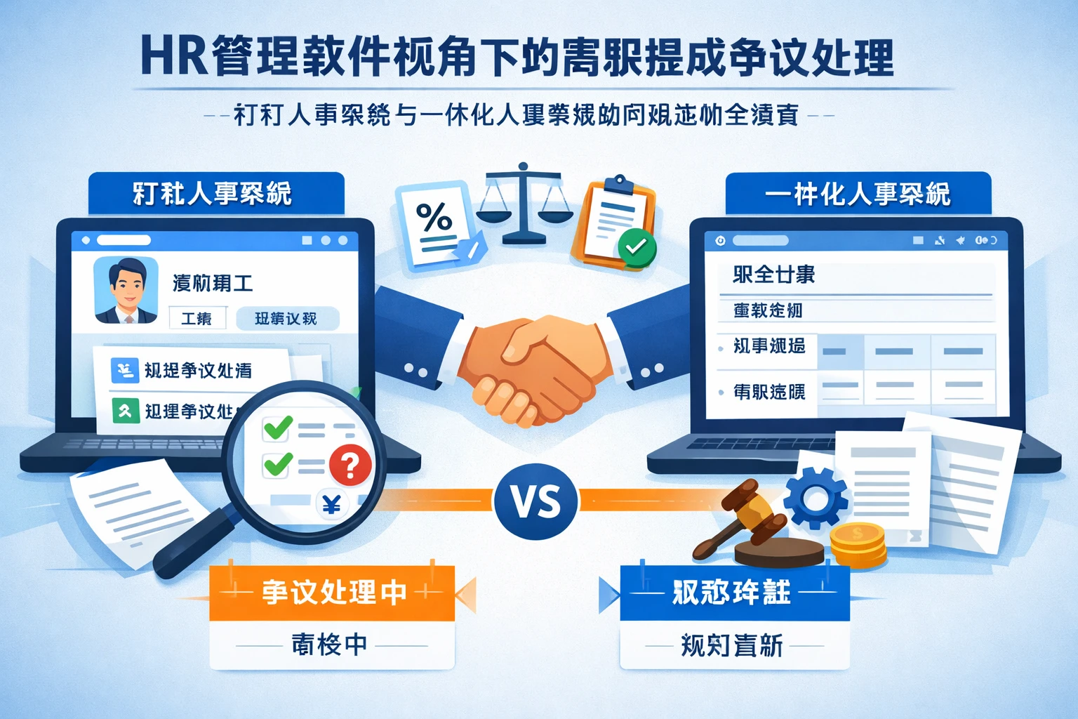 HR管理软件视角下的离职提成争议处理:钉钉人事系统与一体化人事系统如何规范佣金结算