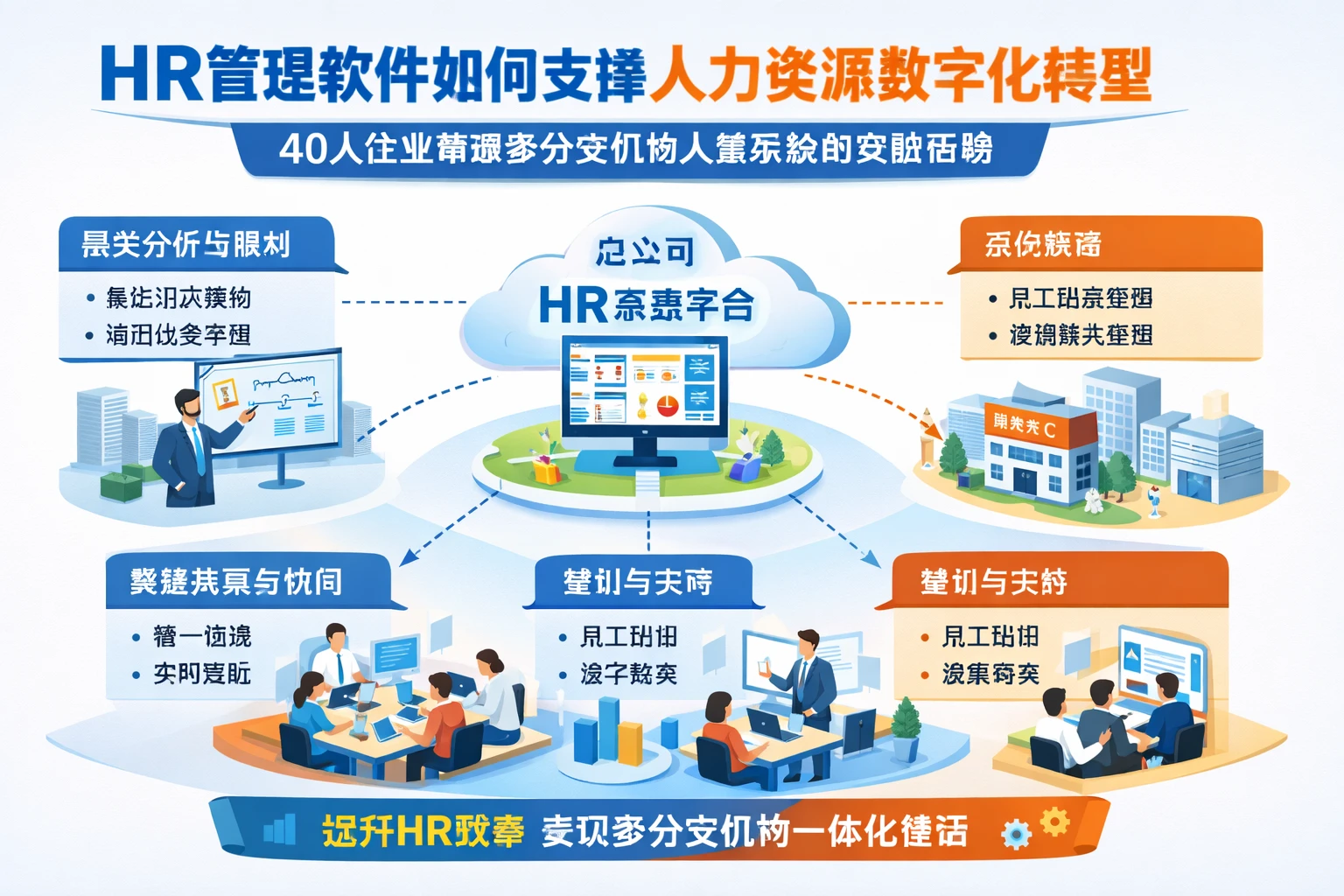 HR管理软件如何支撑人力资源数字化转型:40人企业搭建多分支机构人事系统的实战思路
