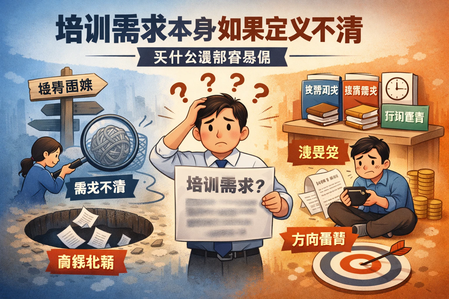 培训需求本身如果定义不清,买什么课都容易偏