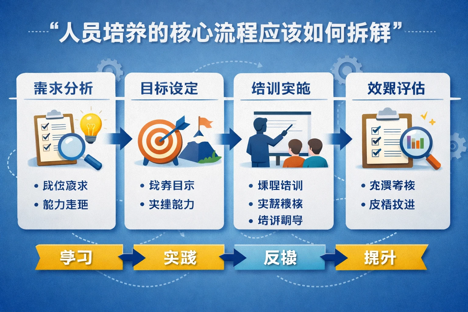 人员培养的核心流程应该如何拆解