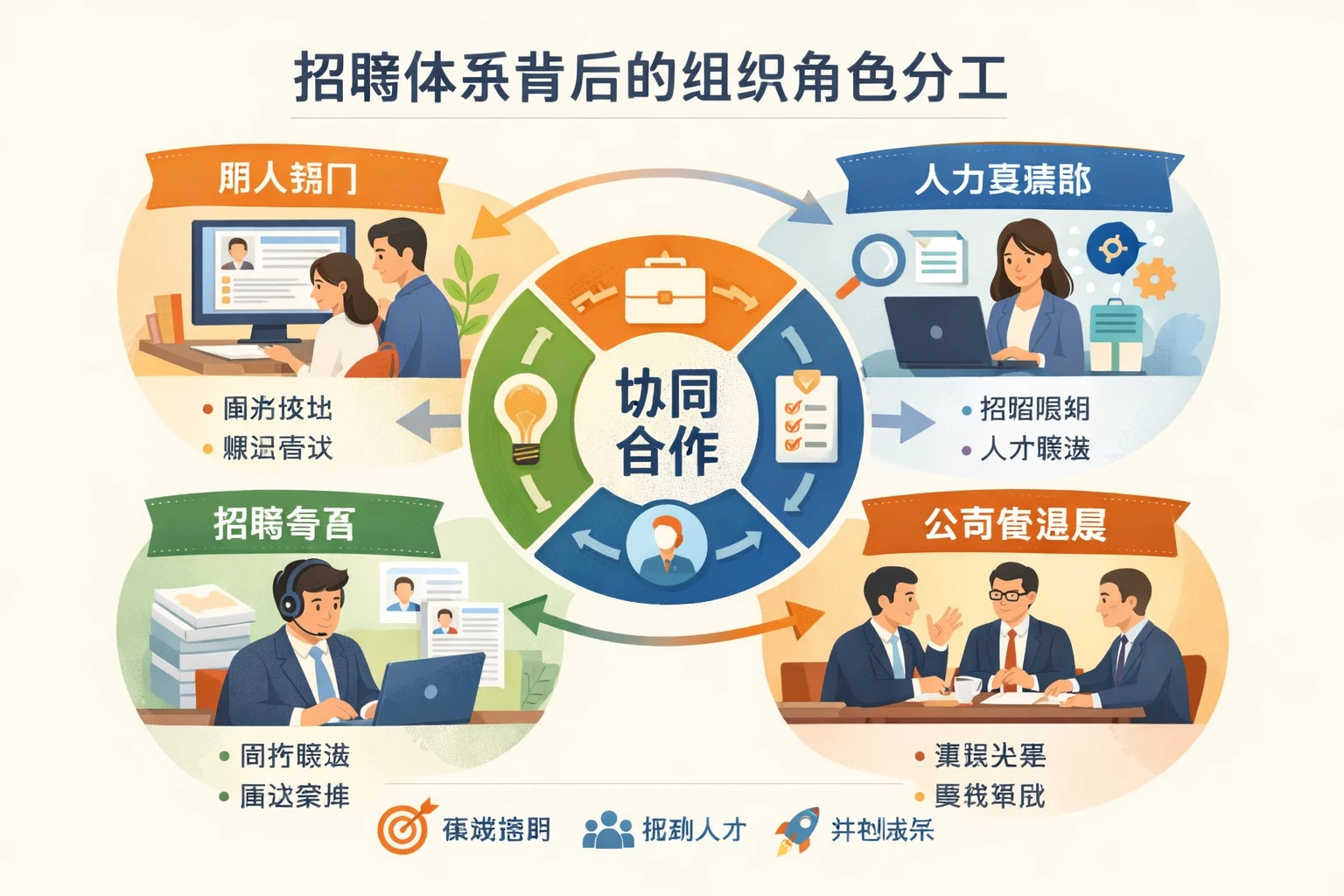 招聘体系背后的组织角色分工