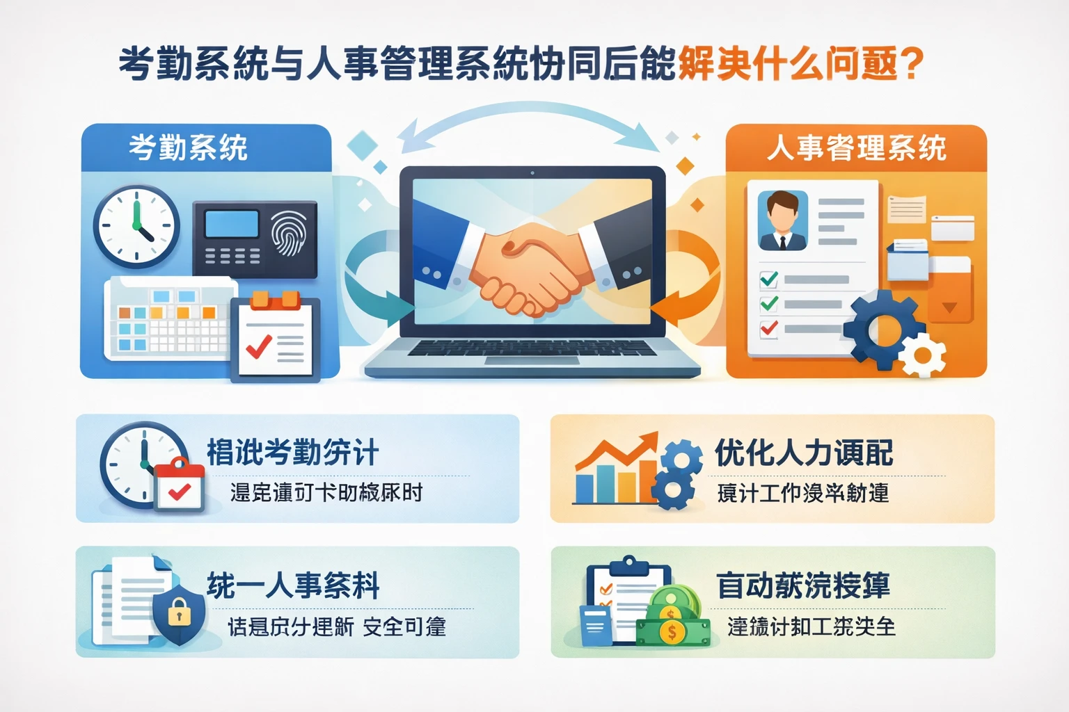 考勤系统与人事管理系统协同后能解决什么问题