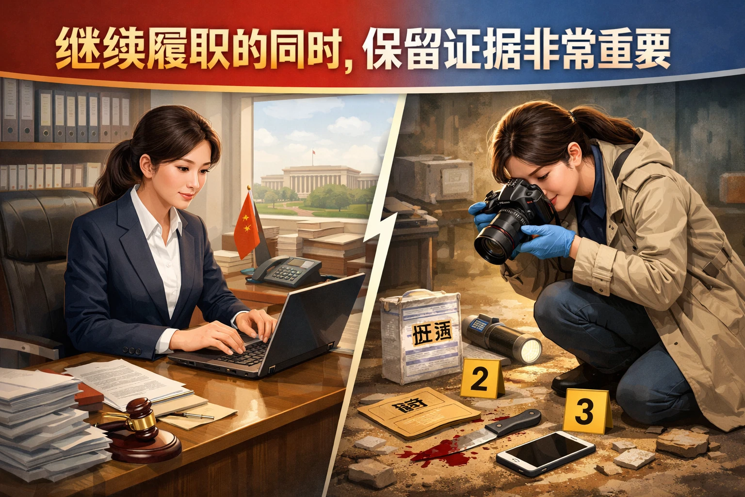 继续履职的同时，保留证据非常重要