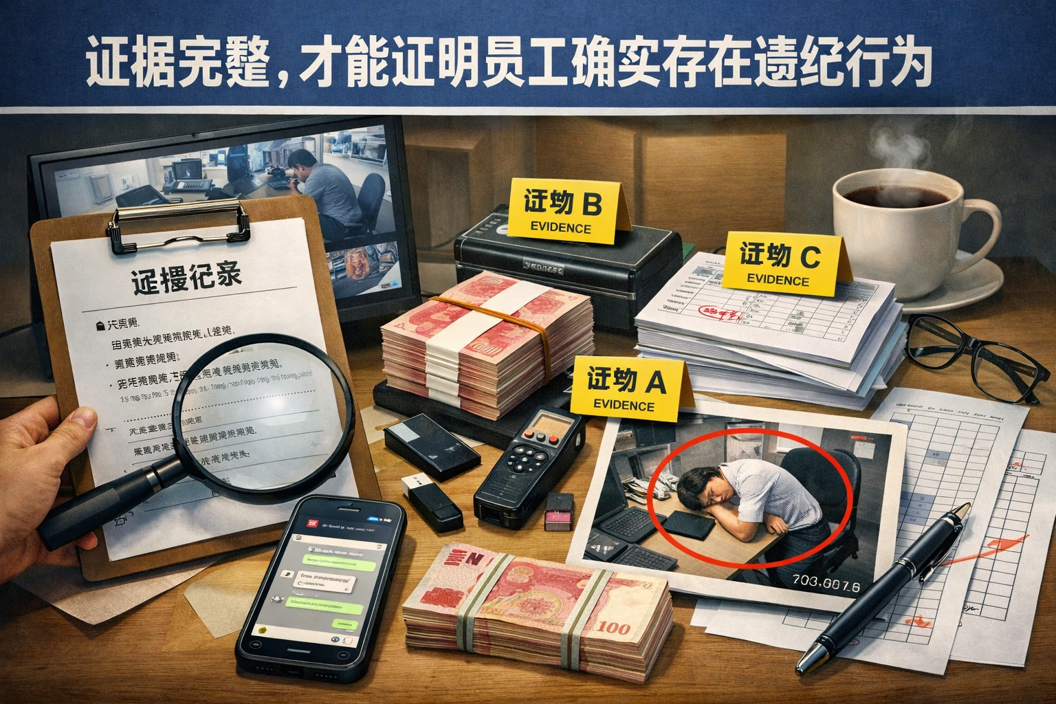 证据完整,才能证明员工确实存在违纪行为