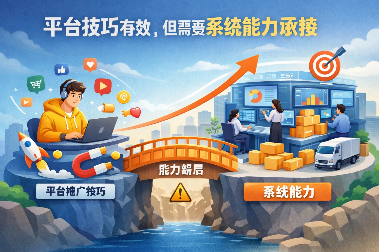 平台技巧有效，但需要系统能力承接