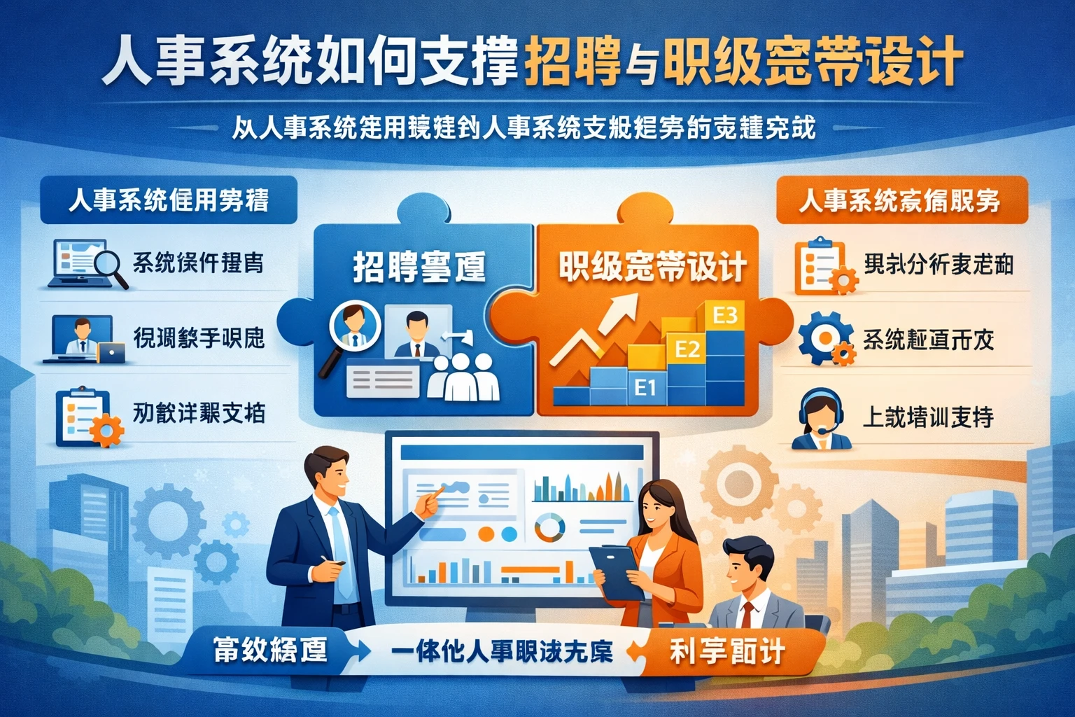 人事系统如何支撑招聘与职级宽带设计：从人事系统使用教程到人事系统实施服务的完整实践