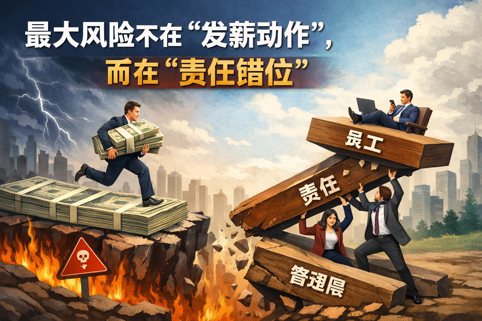 最大风险不在“发薪动作”，而在“责任错位”