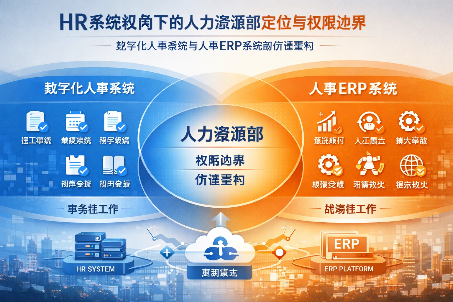 HR系统视角下的人力资源部定位与权限边界：数字化人事系统与人事ERP系统的价值重构