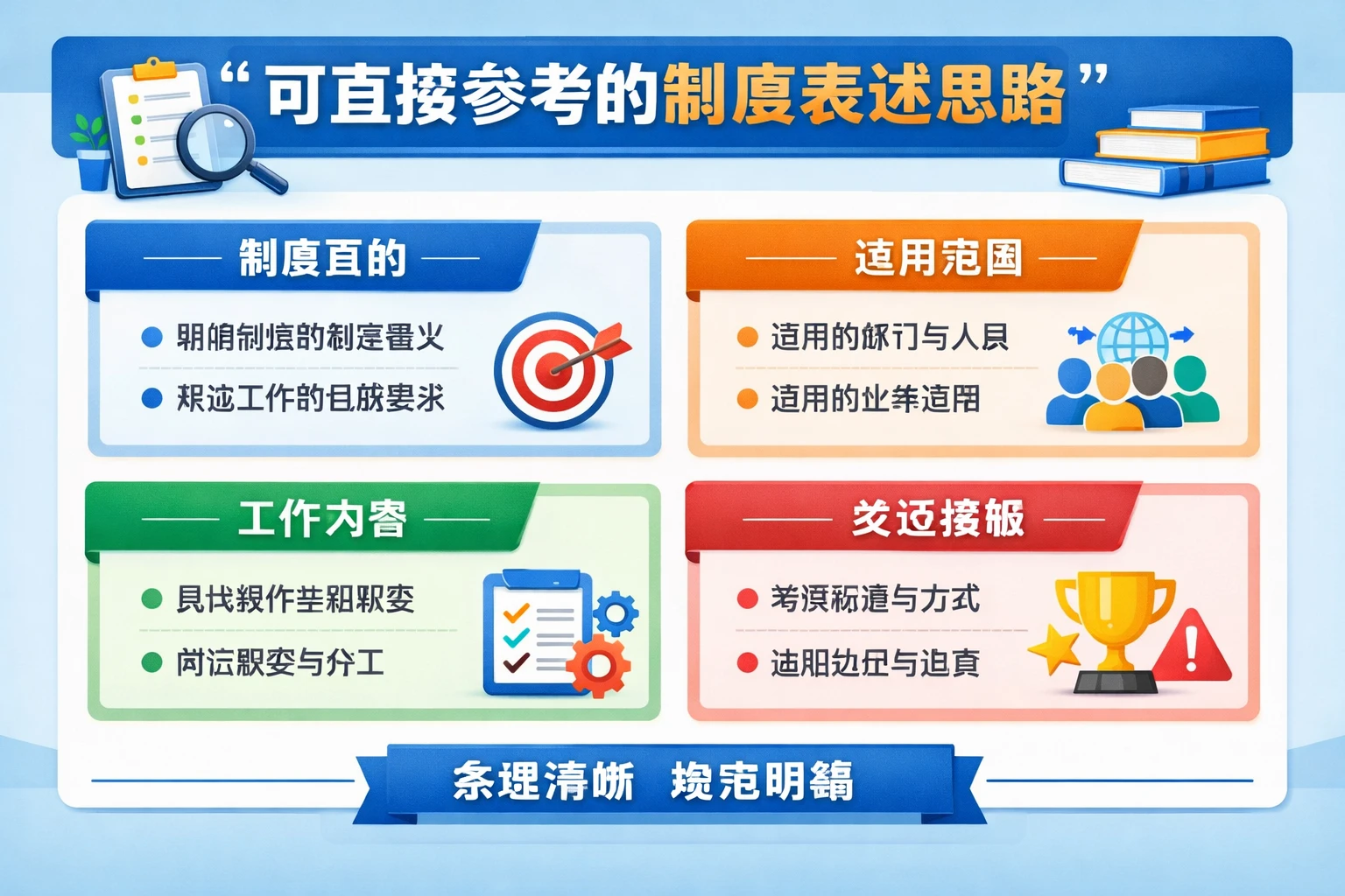 可直接参考的制度表述思路