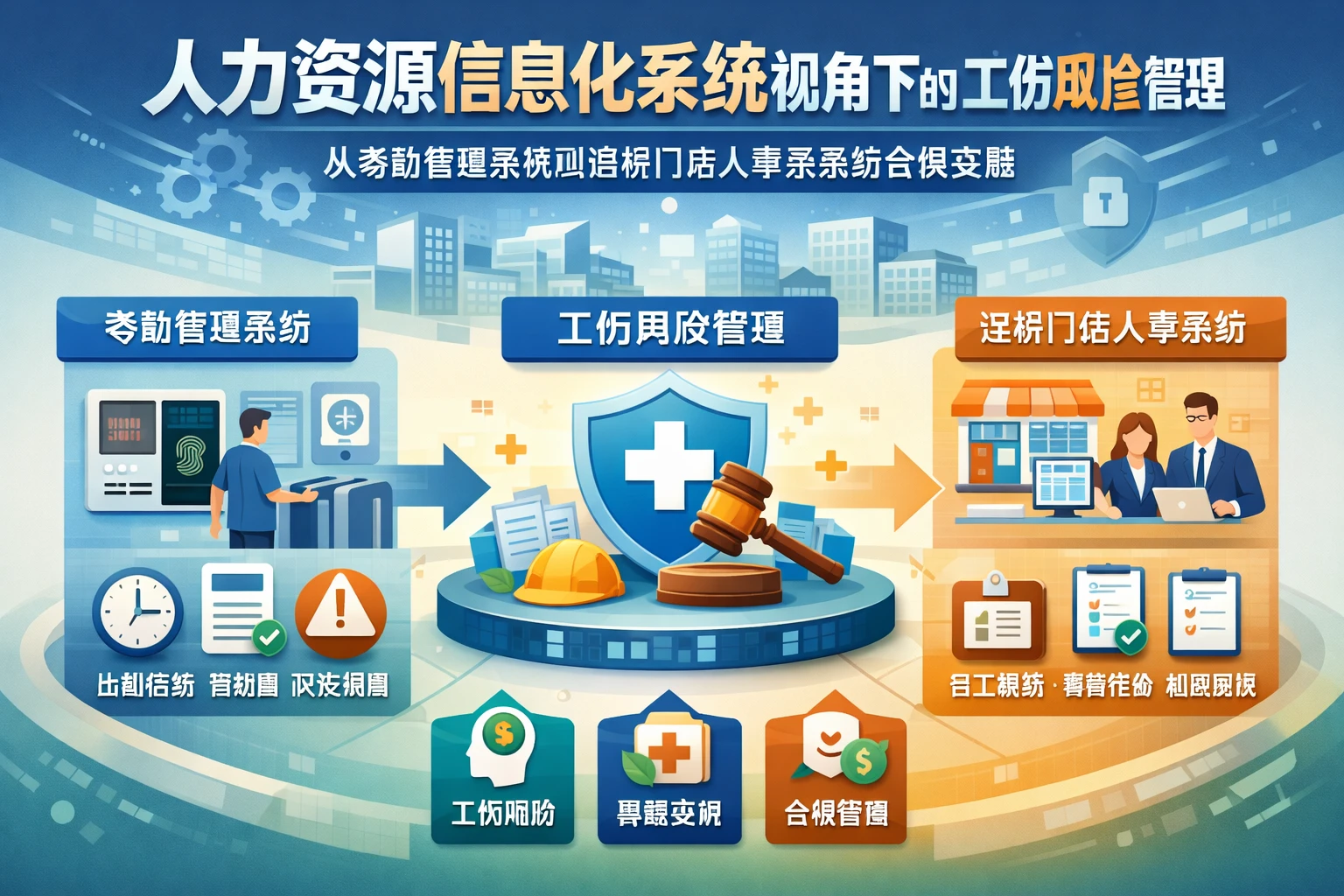 人力资源信息化系统视角下的工伤风险管理：从考勤管理系统到连锁门店人事系统的合规实践