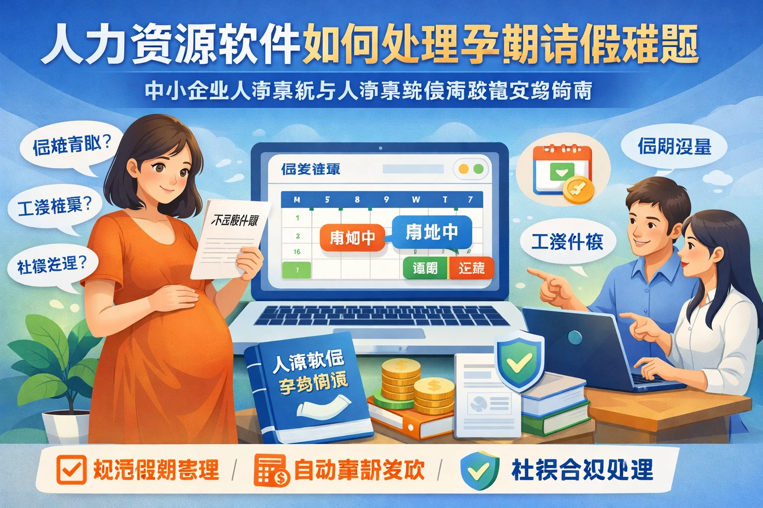 人力资源软件如何处理孕期请假难题：中小企业人事系统与人事系统使用教程实务指南