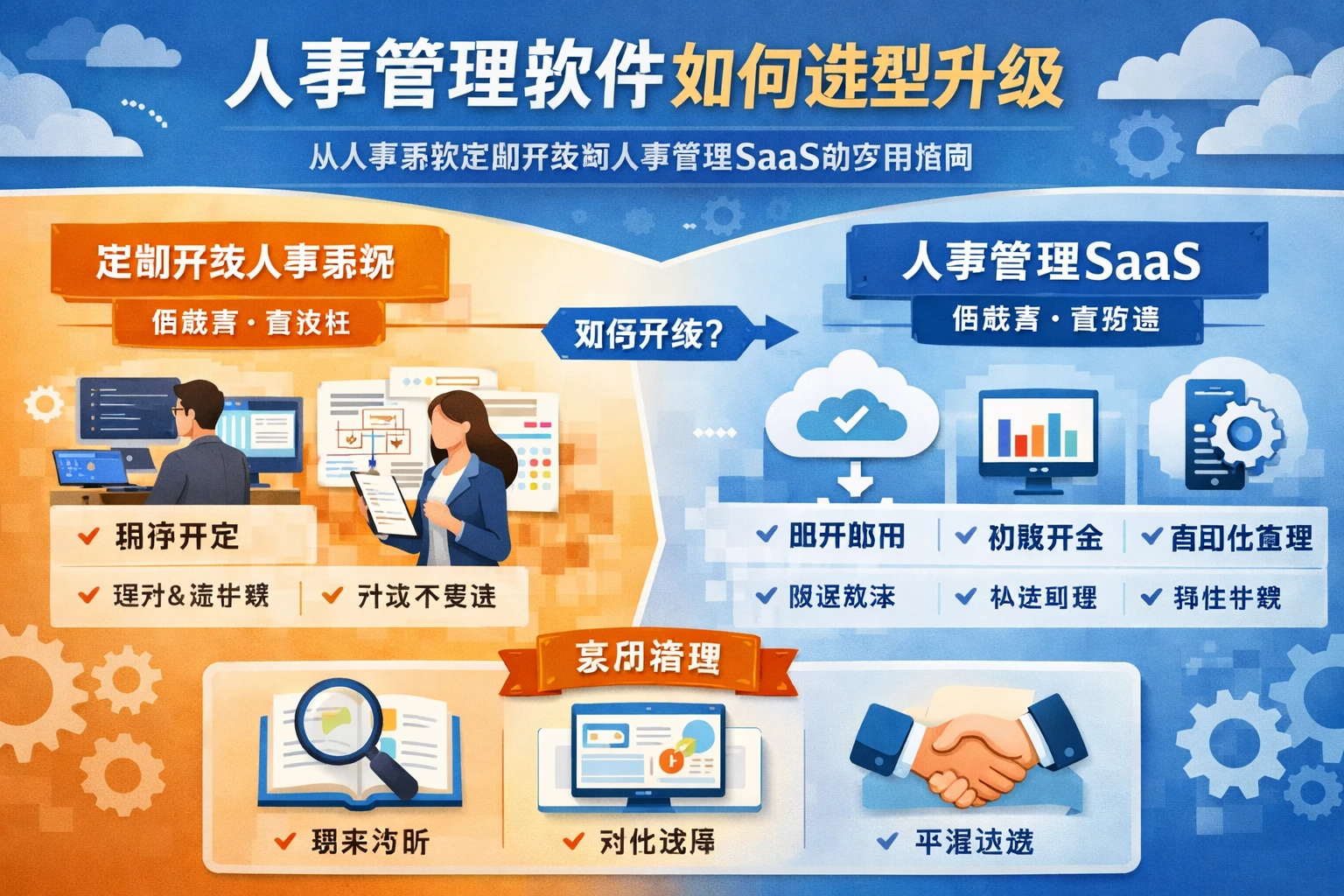 人事管理软件如何选型升级:从人事系统定制开发到人事管理SaaS的实用指南