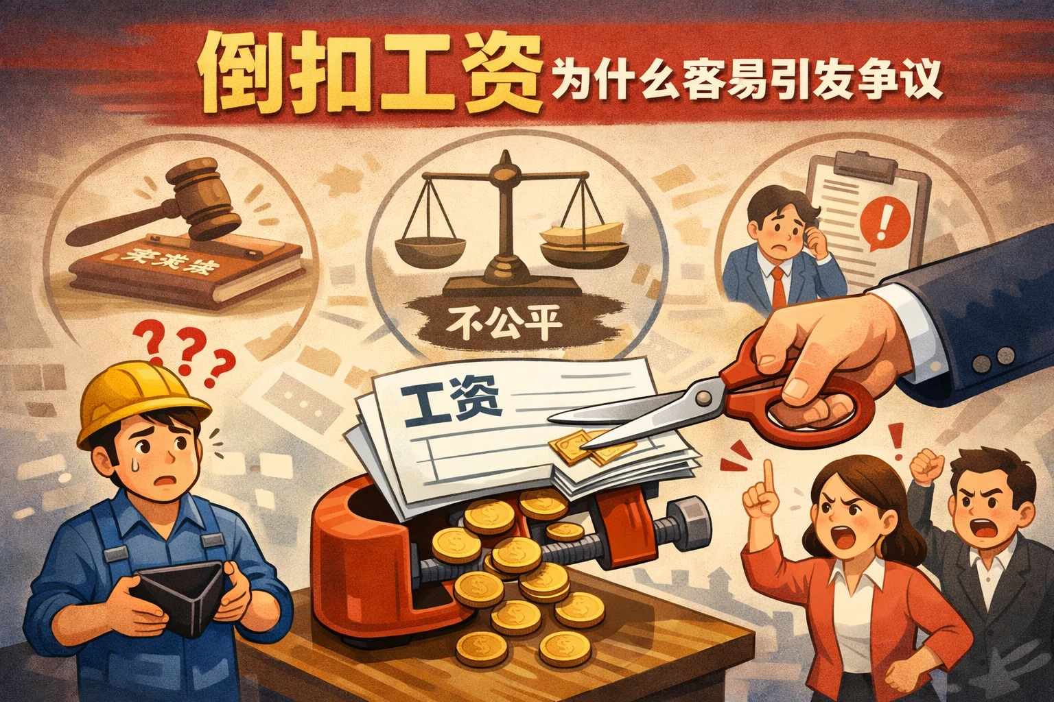 倒扣工资为什么容易引发争议