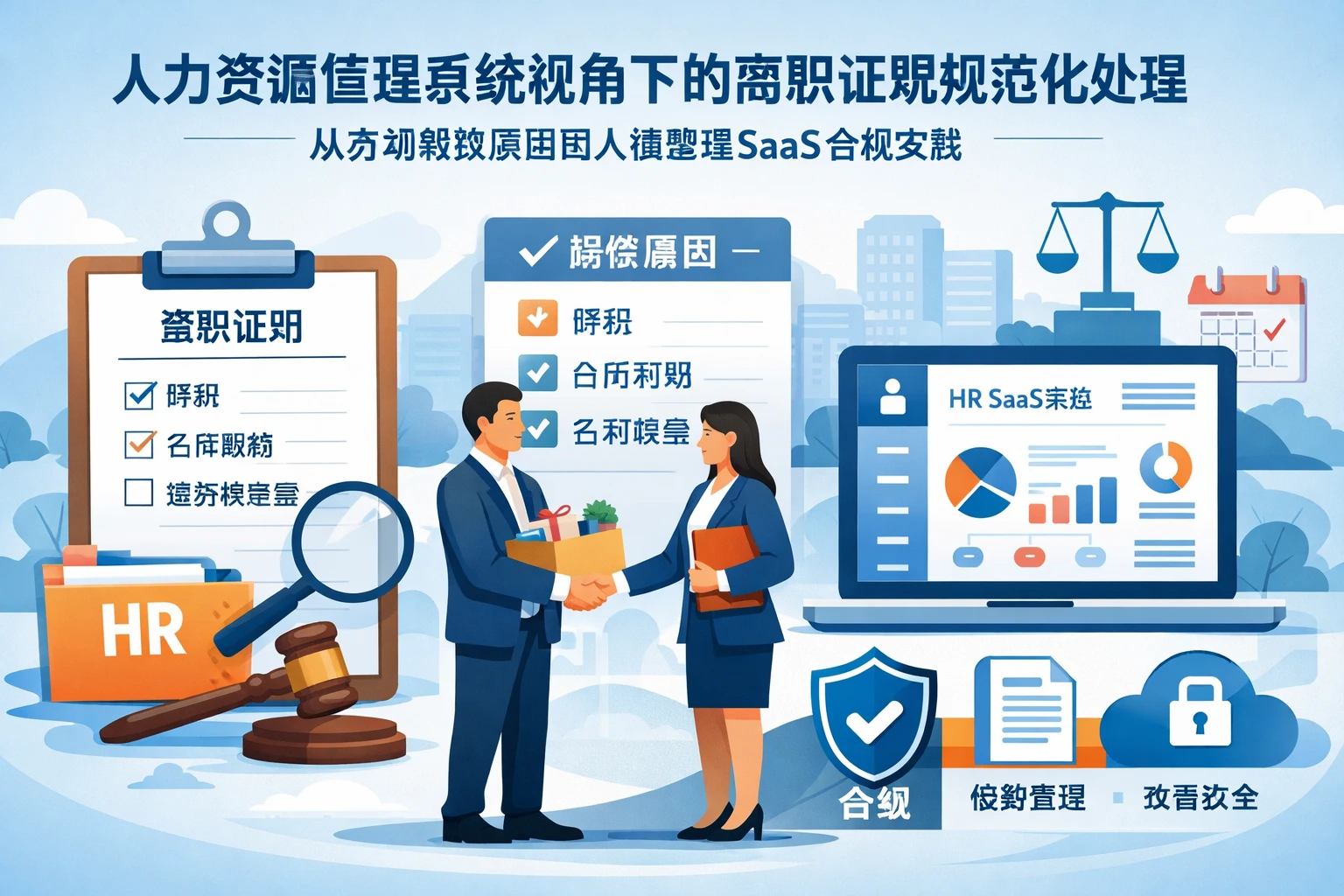 人力资源管理系统视角下的离职证明规范化处理：从劳动解除原因到人事管理SaaS合规实践