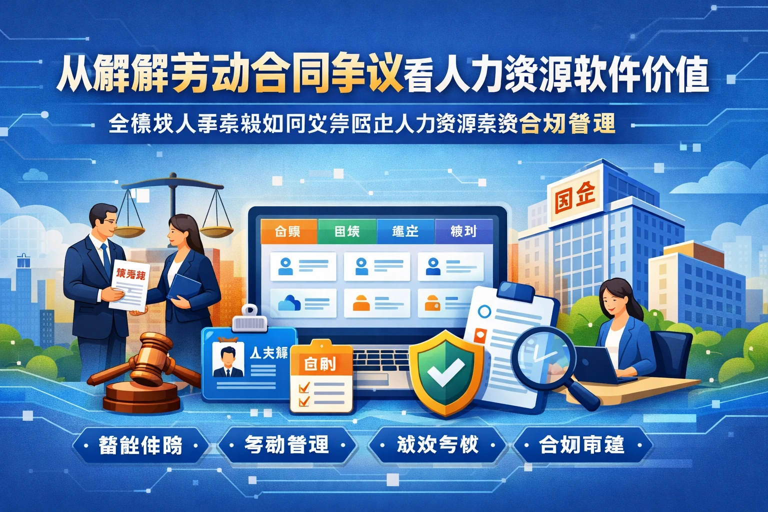 从解除劳动合同争议看人力资源软件价值：全模块人事系统如何支撑国企人力资源系统合规管理