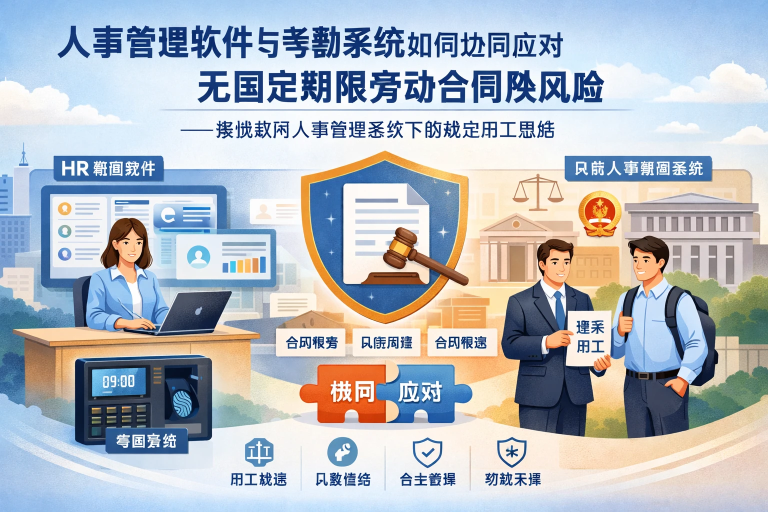 人事管理软件与考勤系统如何协同应对无固定期限劳动合同风险——兼谈政府人事管理系统下的规范用工思路