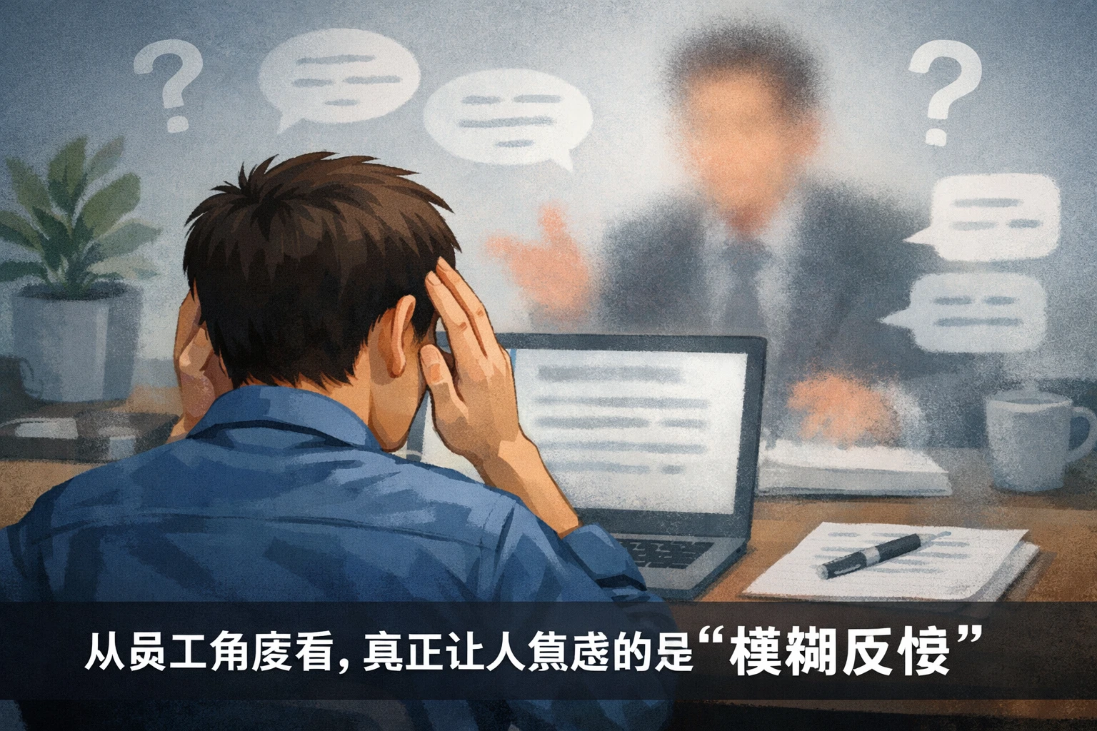 从员工角度看，真正让人焦虑的是“模糊反馈”