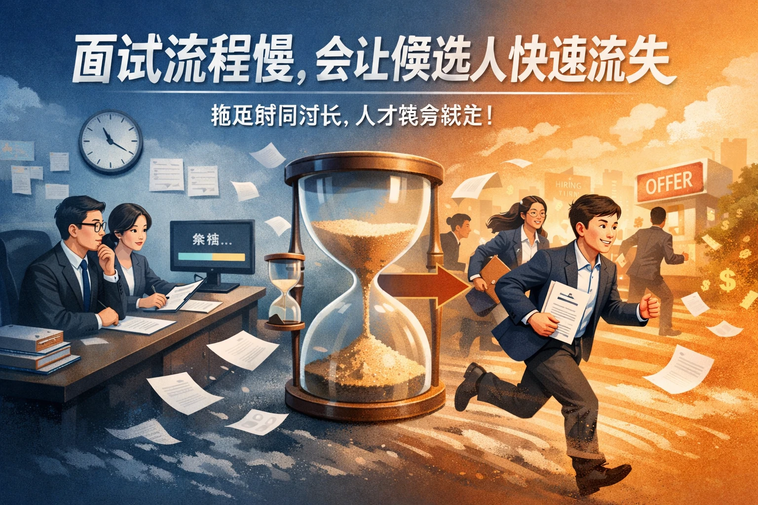 面试流程慢，会让候选人快速流失