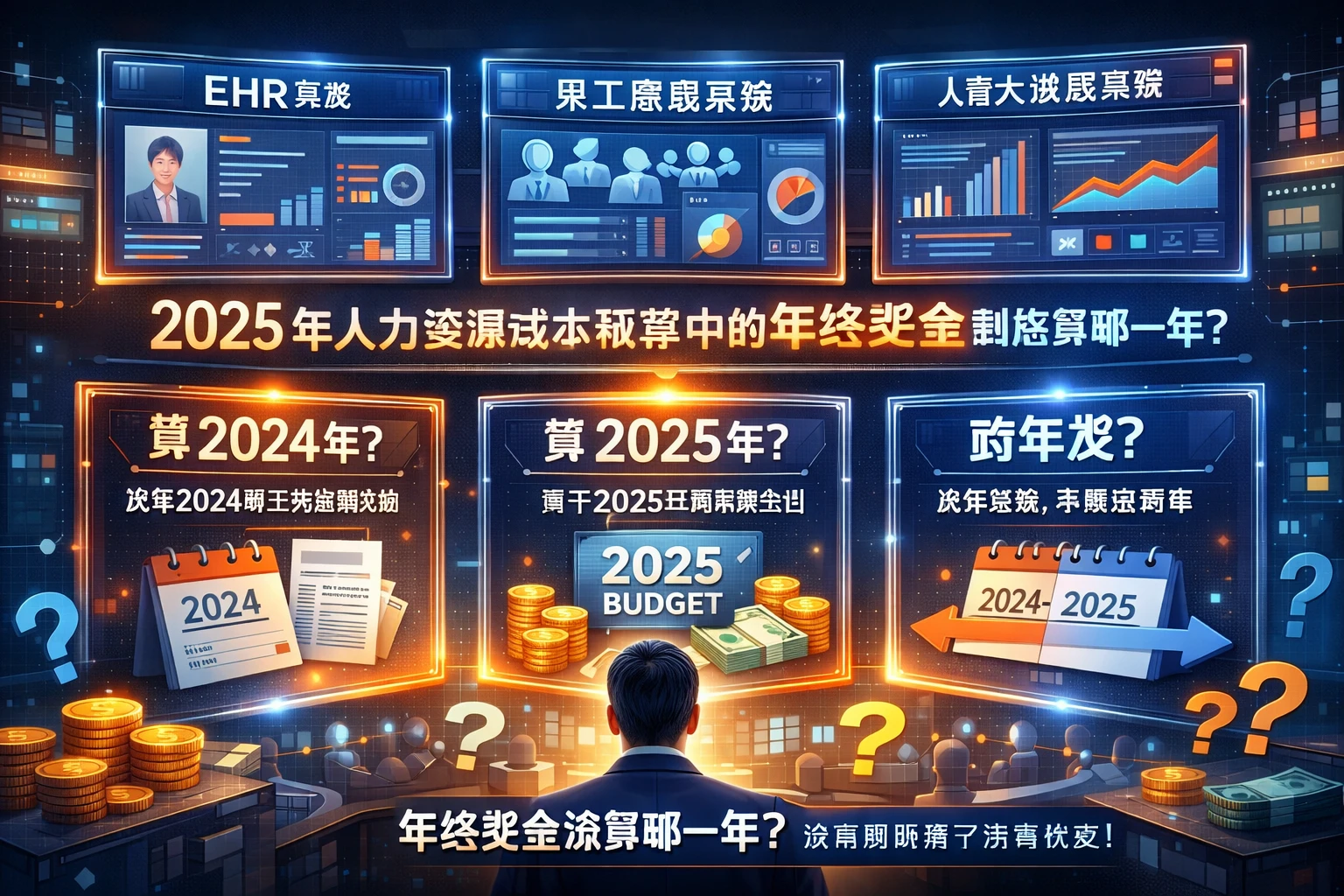 ehr系统、员工管理系统与人事大数据系统视角下，2025年人力资源成本预算中的年终奖金到底算哪一年？