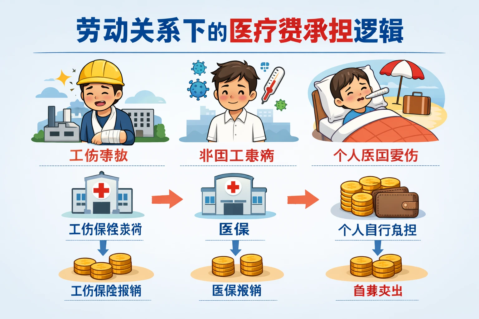 劳动关系下的医疗费承担逻辑