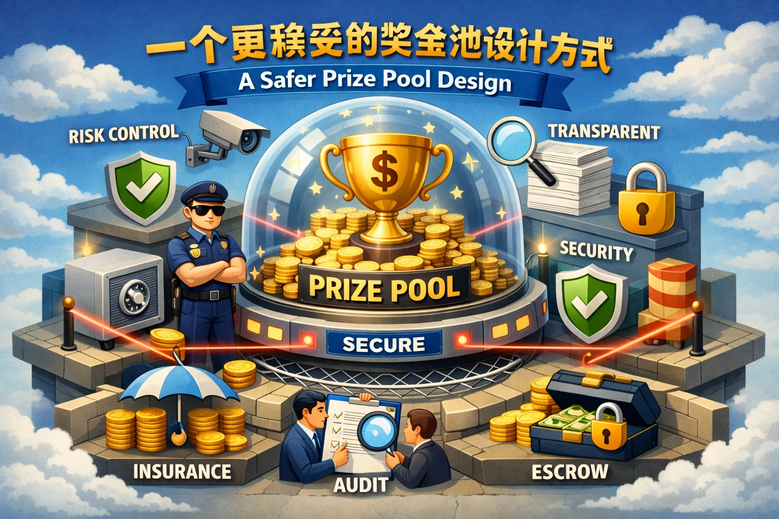 一个更稳妥的奖金池设计方式