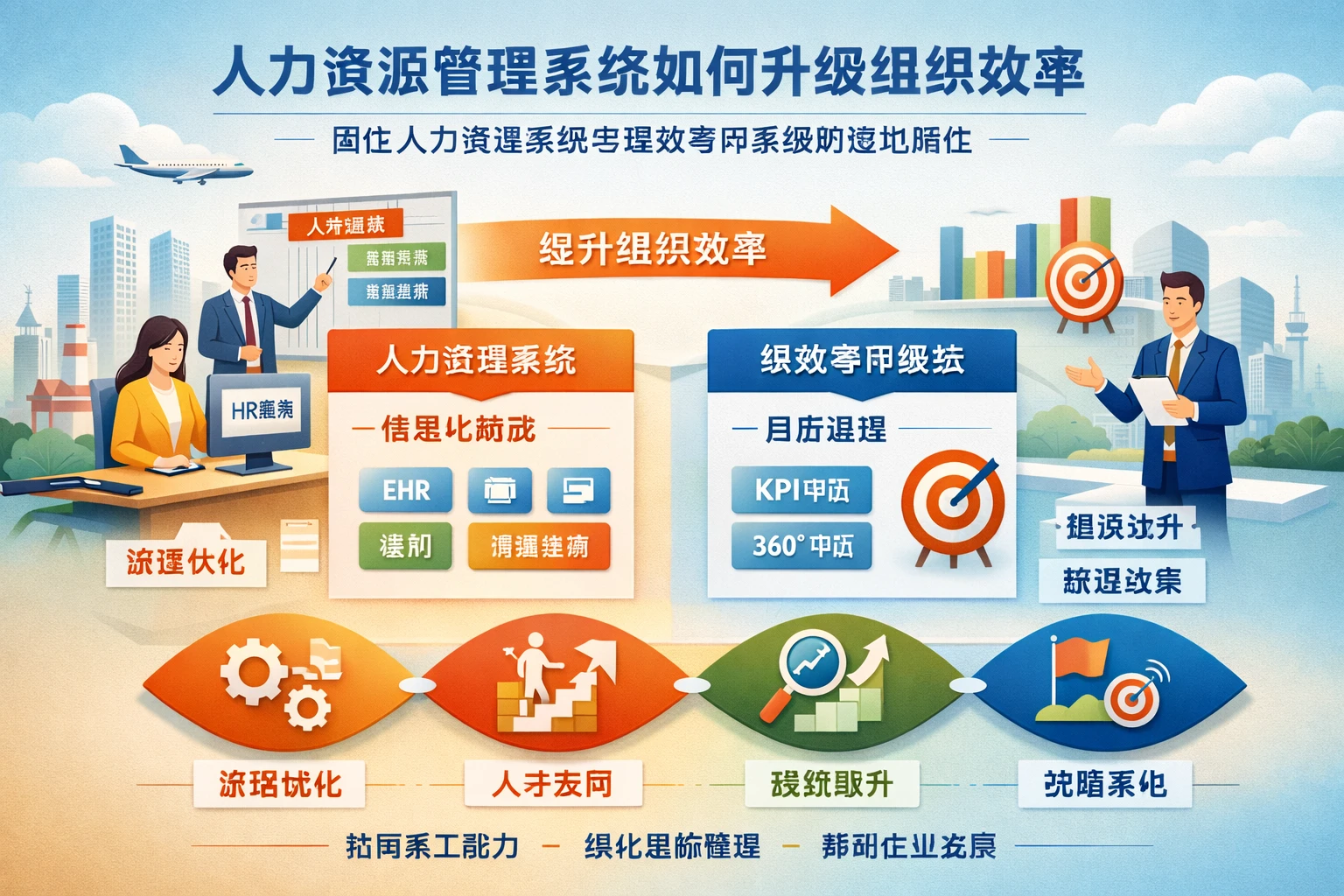 人力资源管理系统如何升级组织效率：国企人力资源系统与绩效考评系统的落地路径