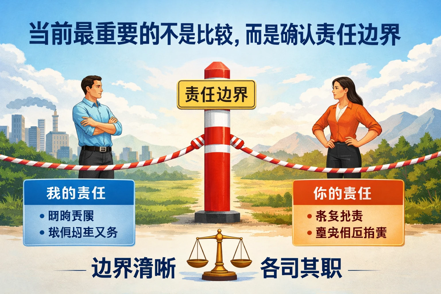 当前最重要的不是比较,而是确认责任边界