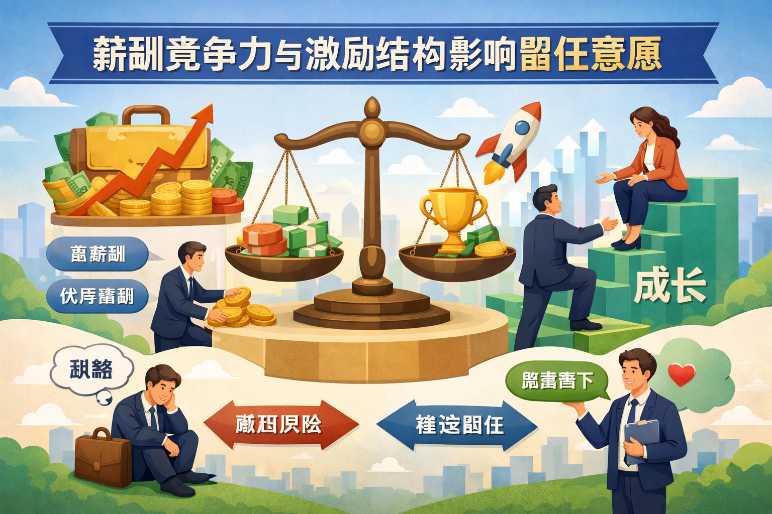 薪酬竞争力与激励结构影响留任意愿