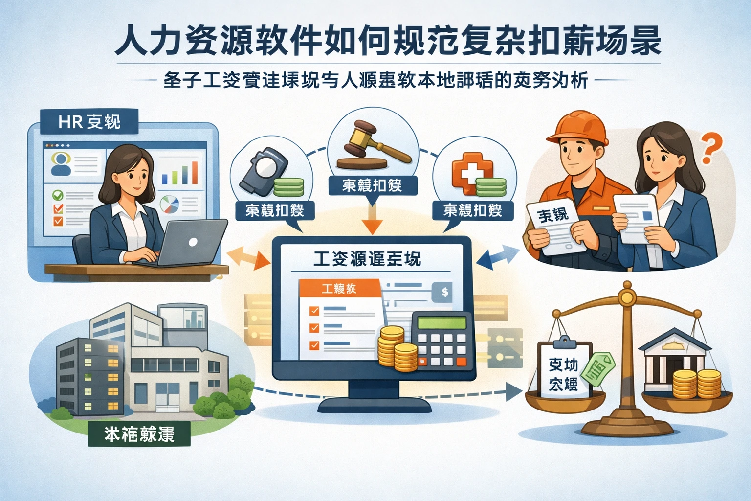 人力资源软件如何规范复杂扣薪场景:基于工资管理系统与人事系统本地部署的实务分析