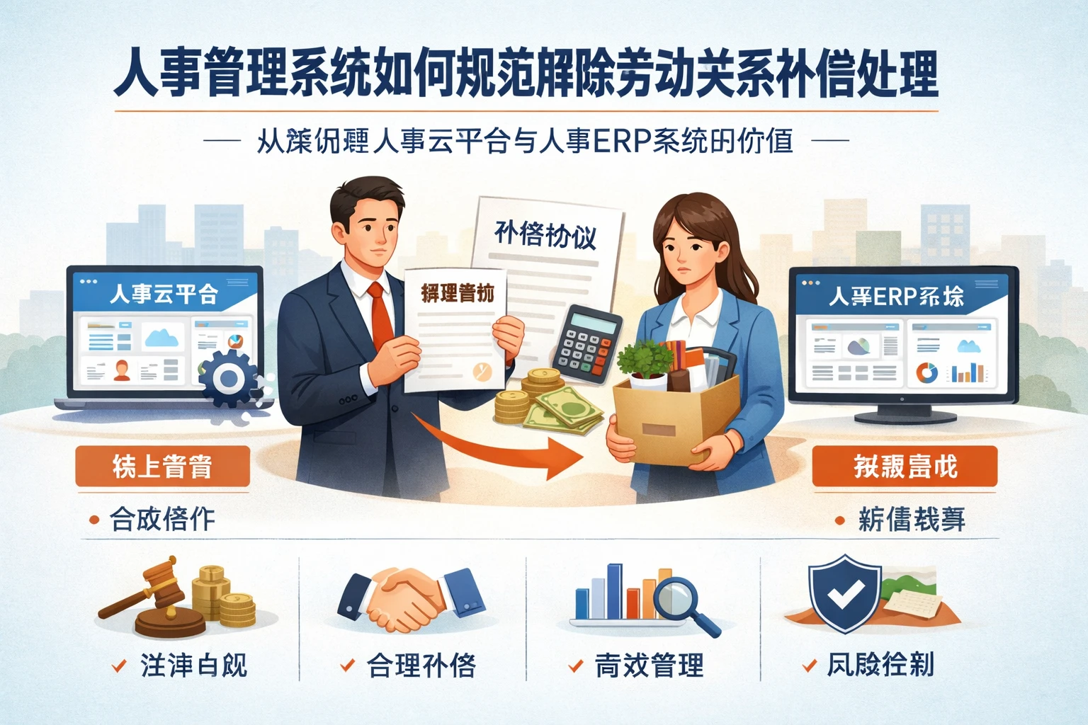 人事管理系统如何规范解除劳动关系补偿处理：从案例看人事云平台与人事ERP系统的价值