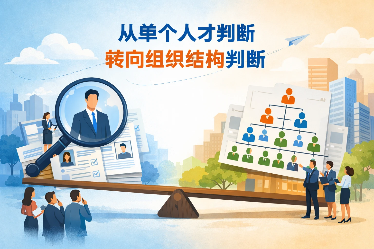 从单个人才判断,转向组织结构判断