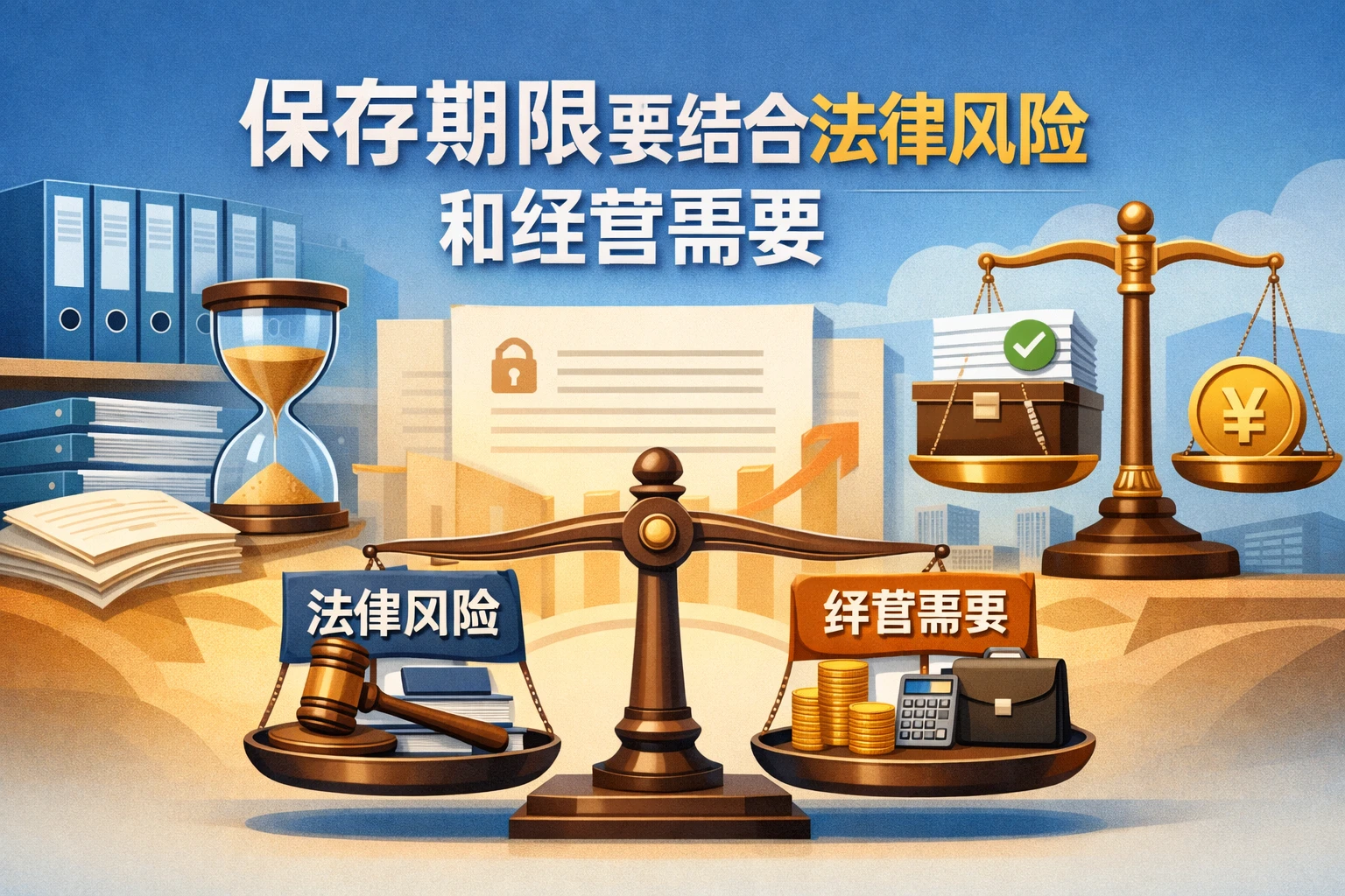 保存期限要结合法律风险和经营需要