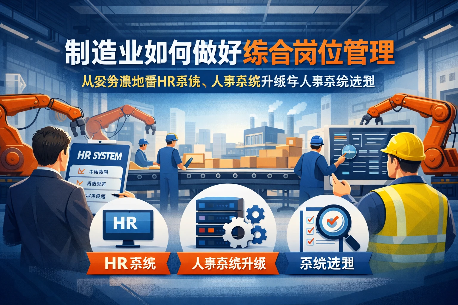 制造业如何做好综合岗位管理:从实务落地看HR系统、人事系统升级与人事系统选型