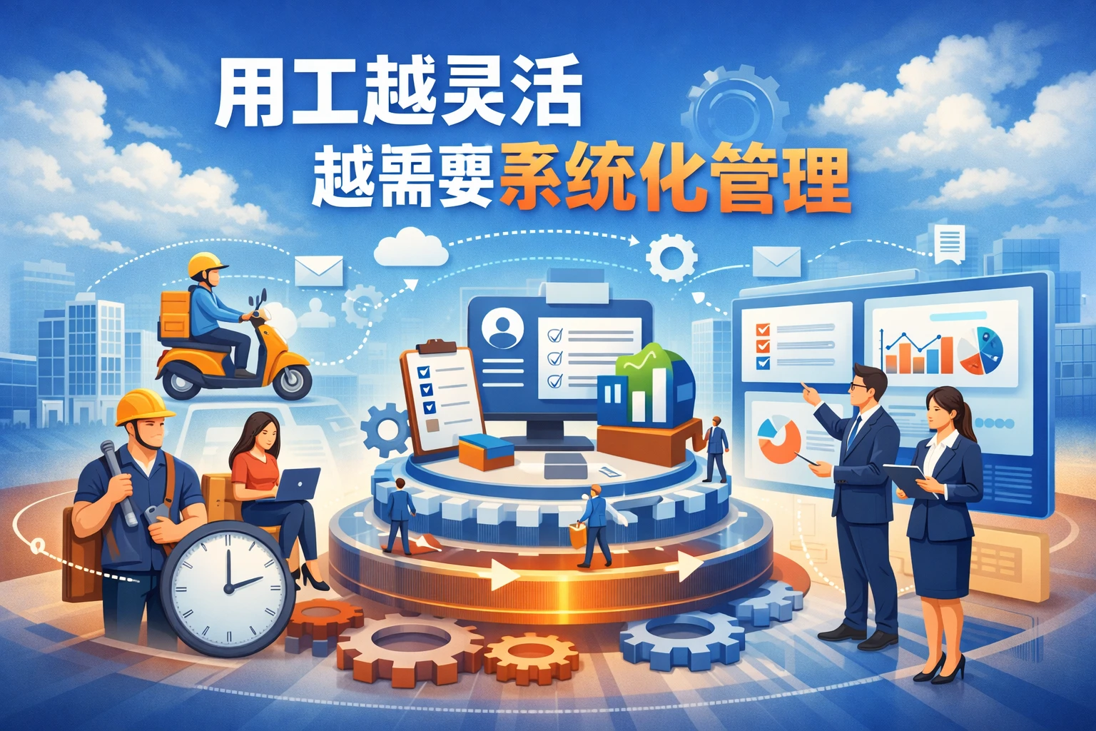 用工越灵活,越需要系统化管理