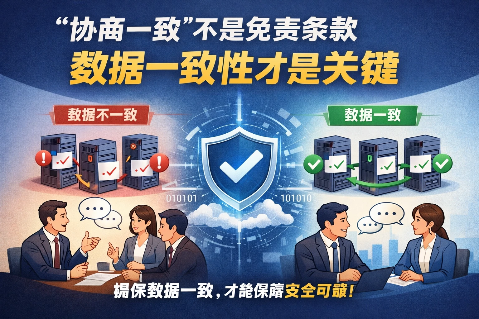 “协商一致”不是免责条款，数据一致性才是关键