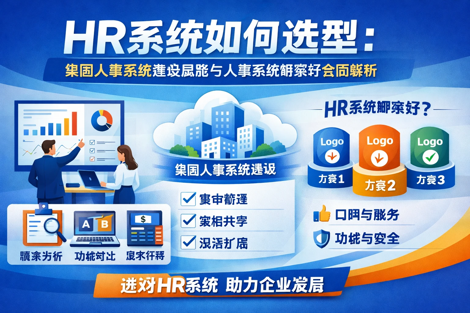 HR系统如何选型：集团人事系统建设思路与人事系统哪家好全面解析