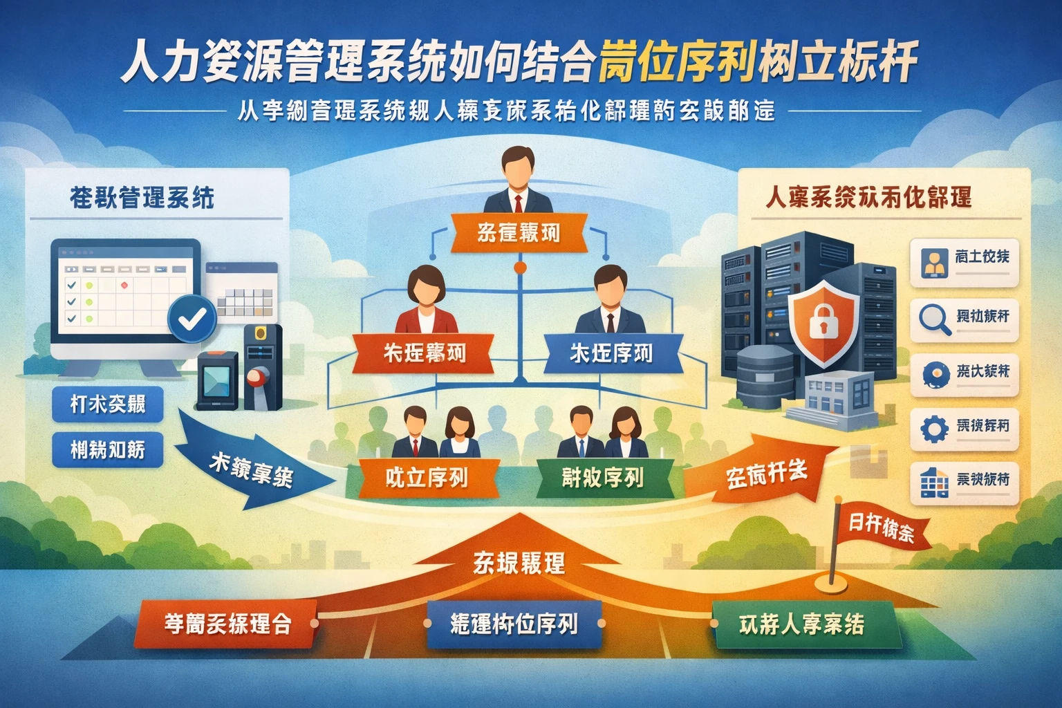 人力资源管理系统如何结合岗位序列树立标杆:从考勤管理系统到人事系统私有化部署的实践路径